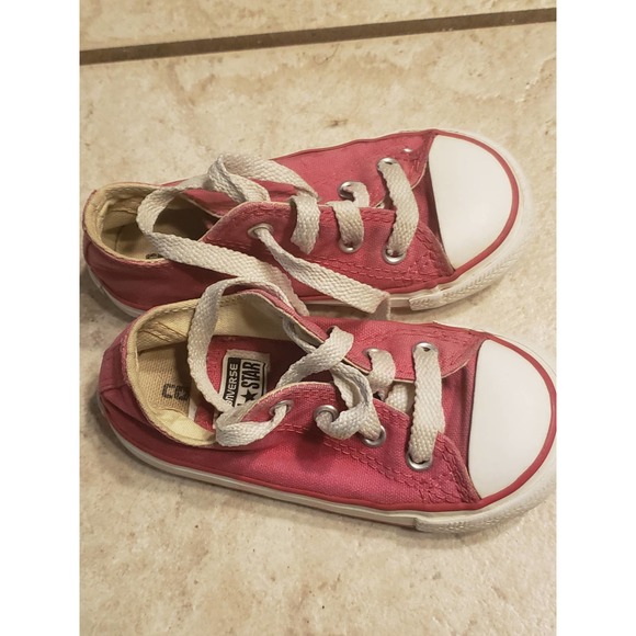 💎Pink Toddler Converse Chuck Taylor Low Top All Stars - Picture 2 of 4